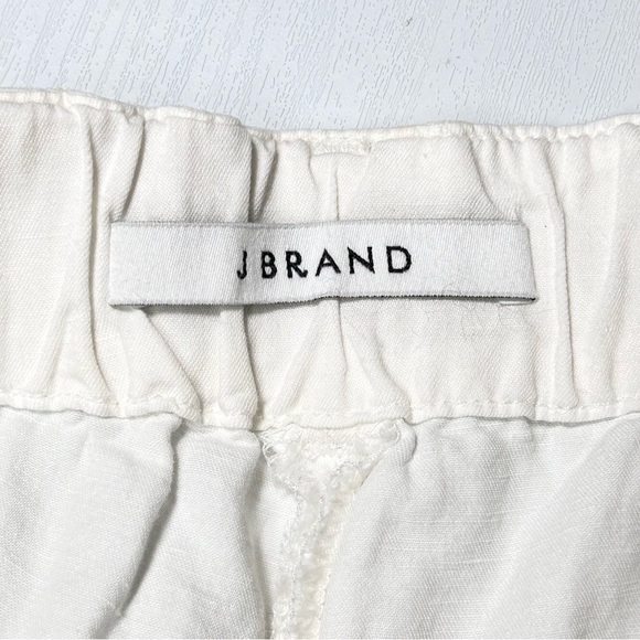 J BRAND White Linen/Cotton Wide Leg Pants Size 25 - Picture 11 of 15